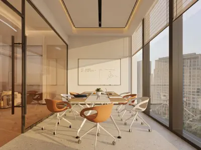  Office interior scene 28 3D model