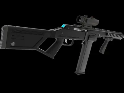 PPSH Modified Free 3D model