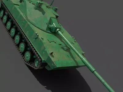 Sprut SD Light Tank Free low-poly 3D model
