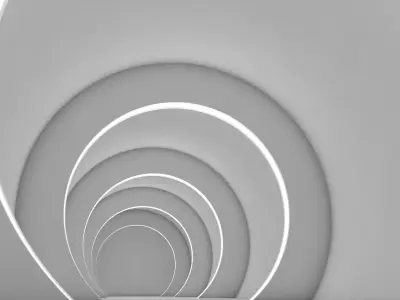 Sci Fi Tunnel 3D model 65