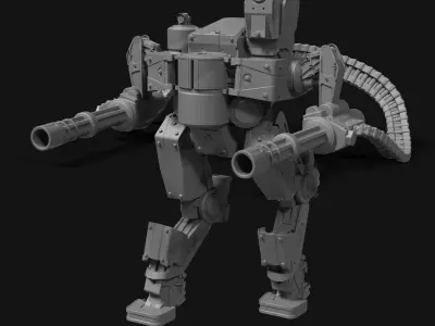 Sci fi robot  3D print model purchase