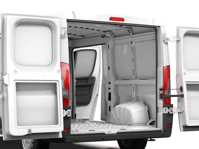 Citroen Jumper Van L2H1 HQ Interior 2023 3D model