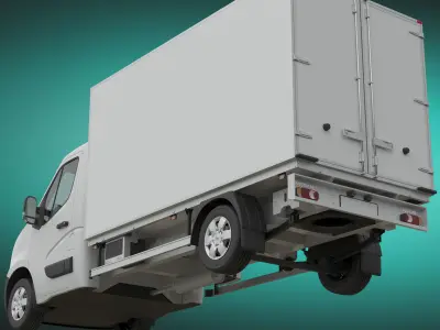 Nissan NV400 BoxTruck 3D model