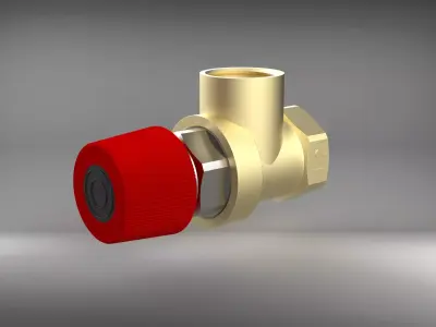 Pressure relief valve 3D model