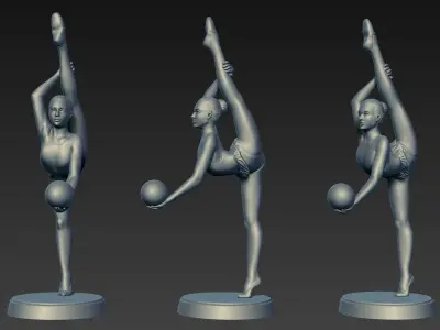 Gymnast 3D model