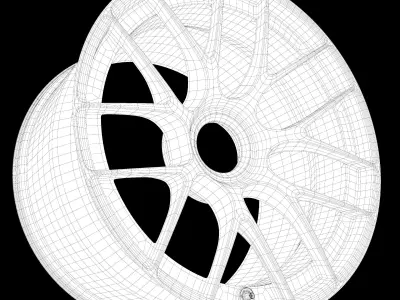 Highpoly BBS RE 1948 3D model Free 3D model