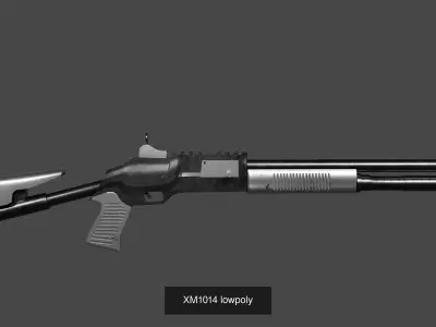 3 Simple weapons 3D Model Collection