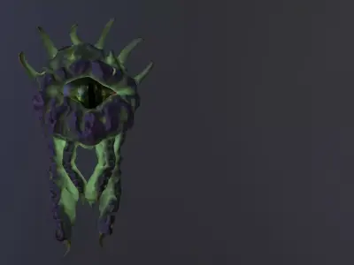 Monster Eye Low-poly 3D model