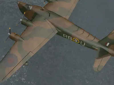 Short Sunderland Mk-2 3D model