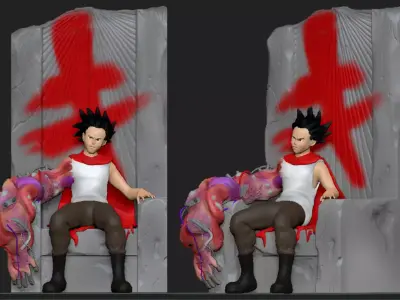 fan art Tetsuo from Akira 3D print model