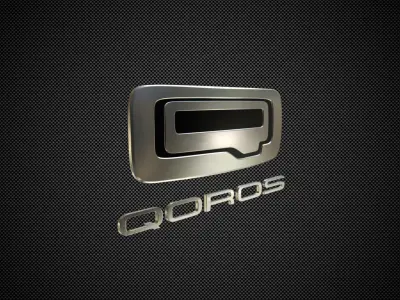 qoros logo 3D model