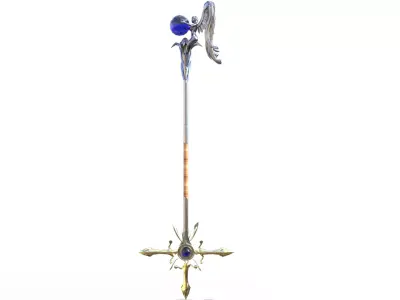 Grace of Angel Low-poly 3D model