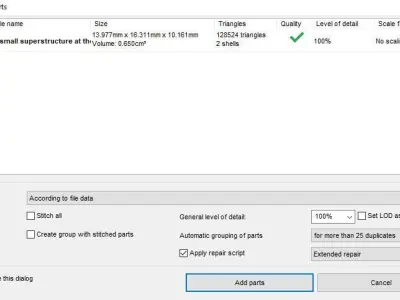 A small superstructure at the bow of Yamato 3D print model
