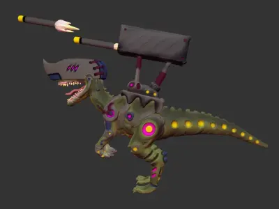 Cyber Dino 3D model