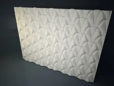 01 VIGELAND WALL PATTERN Free 3D model