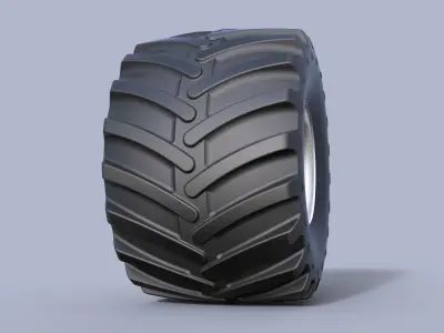 Monster truck wheel 3D model