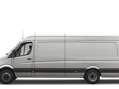 Volkswagen Crafter Van L4H2 2016 3D model