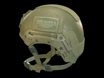 Exfil Ballistic Helmet Low-poly 3D model