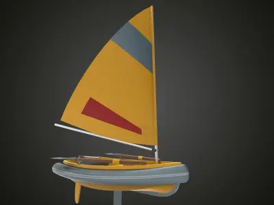 Sailing ship xxy 3D model