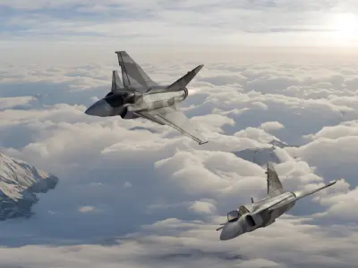 JAS 39 Gripen 3D model