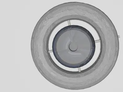 UFO Banki Free low-poly 3D model