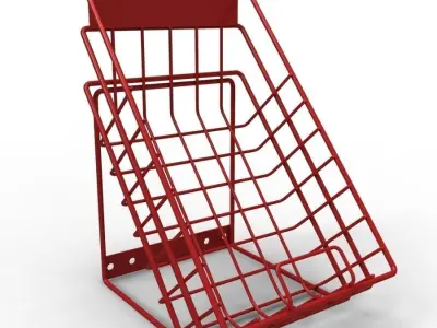 Wire Basket Free low-poly 3D model