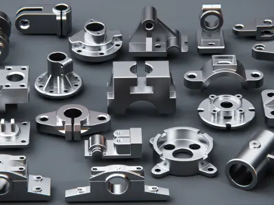 Mechanical Components Asset Pack Vol 2 for Blender 3D model