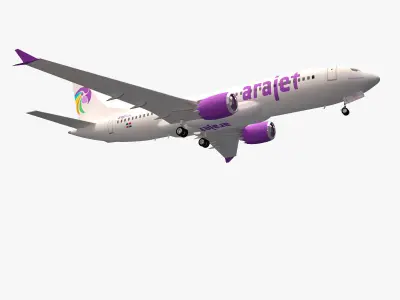 Arajet Air Boeing 737 Max 8 3D model