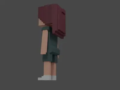 sexy mebit gril 3D model