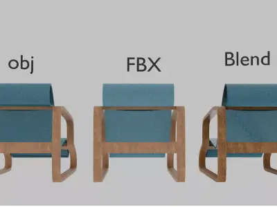 Lounger 3D model