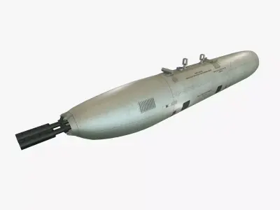 Gun Pod UPK-23-250 Low-poly 3D model