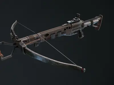 Primary weapon pack Low-poly 3D model