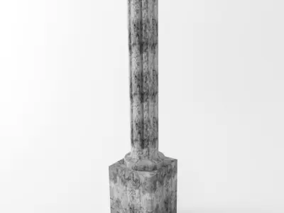 Column marble 3D model