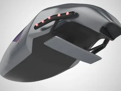 Car missile future v2 3D model