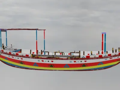 Boat 3d Model 3D model