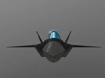 Shenyang J-31 Low-poly 3D model