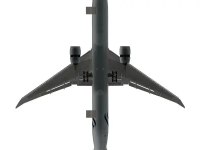 Boeing 777-300ER Skyteam AF 3D model