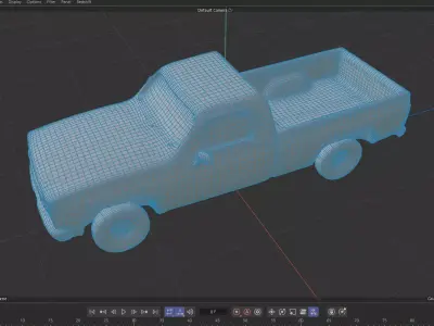 Chevrolet C10 1985 Pickup Truck  High-Quality 3D Model 3D model