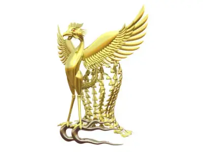phenix golden phoenix 3D model