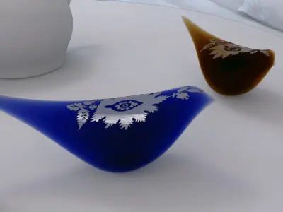 Glass Bird Free 3D model