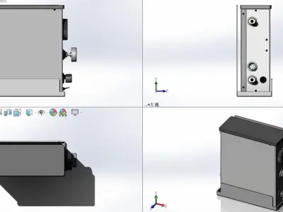  Pneumatic component box 3D model