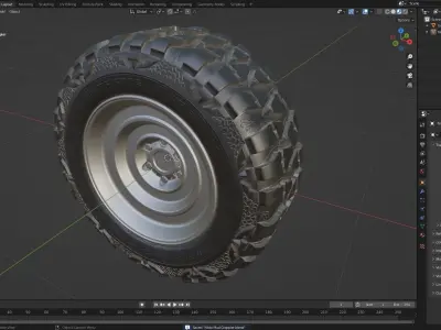 Nitto Mud Grappler 3D model