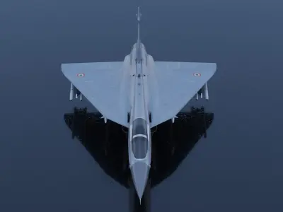 HAL Tejas Low-poly 3D model
