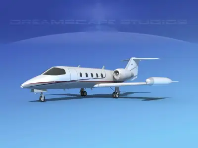 Gates Learjet 35 V04 3D model