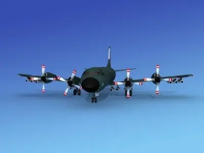 Lockheed P-3 Orion Argentina 3D model