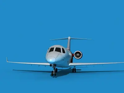 Cessna Citation C700 Longitude V06 3D model