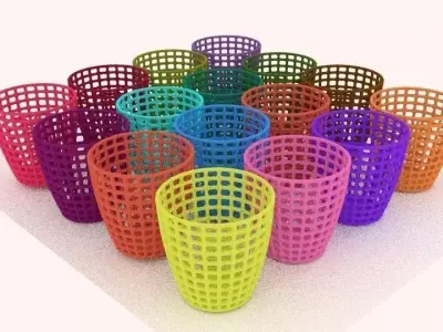 clothes basket Free 3D model