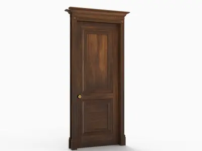 Classic Door 3D model 16