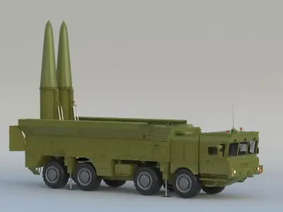 9K720 Iskander 3D model