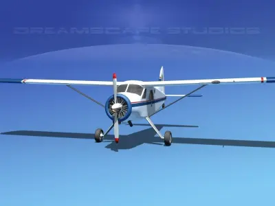 Dehaviland DH-2 Beaver SL07 3D model
